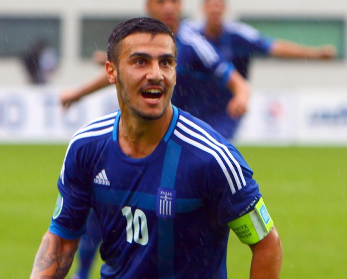 Giorgos Katidis con la Grecia U19