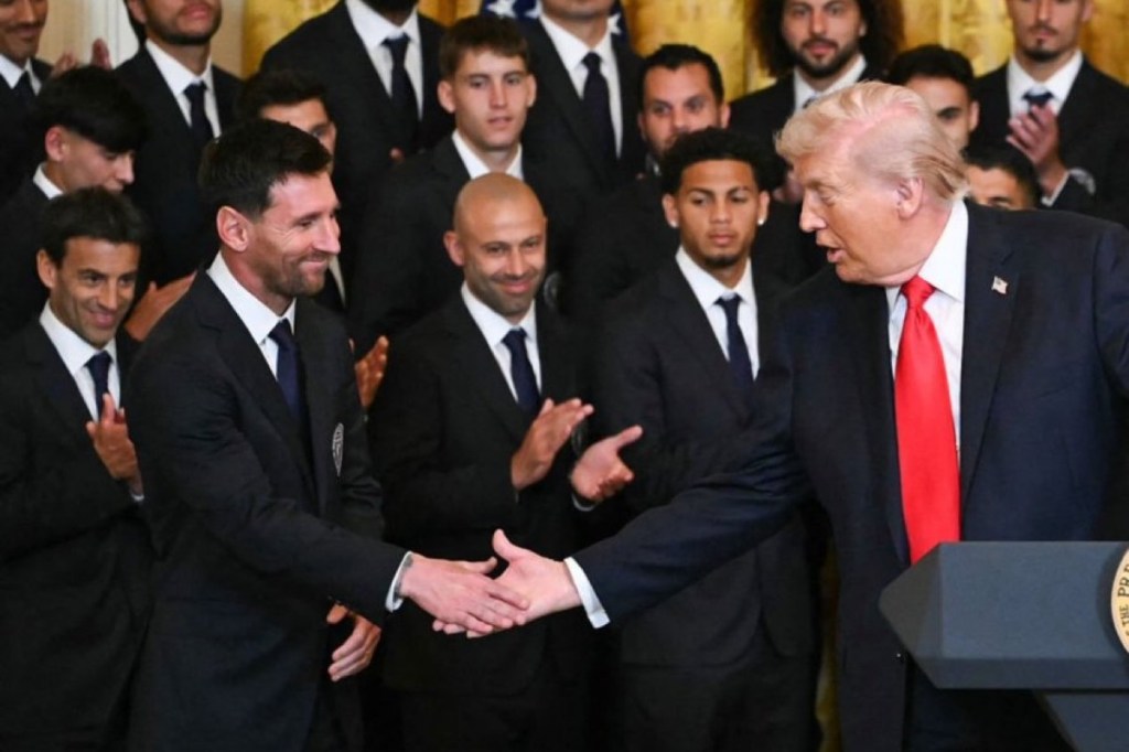 Messi Trump Casa Bianca